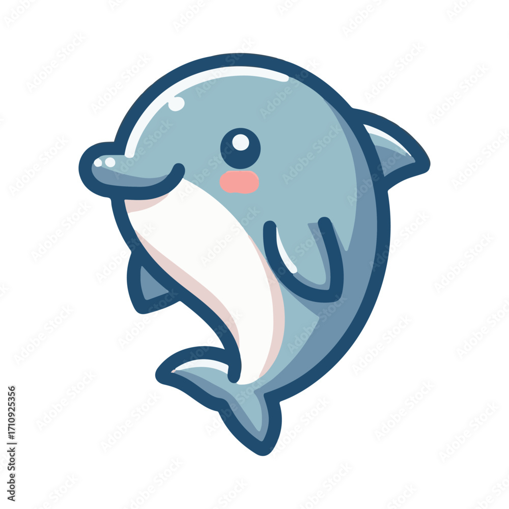 Obraz premium dolphin illustration design