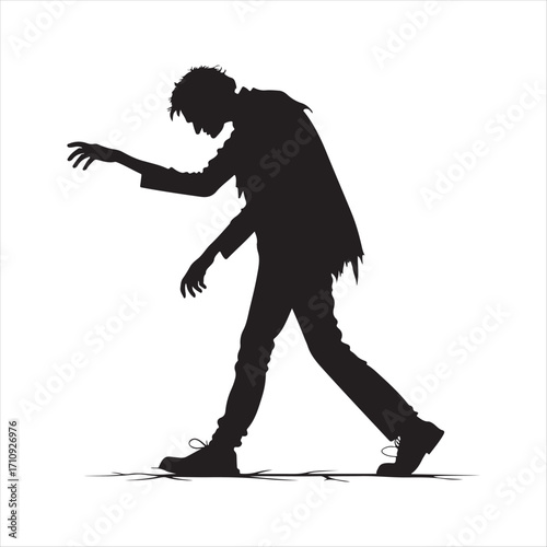 zombie vector silhouette sketch art doodle idea collections