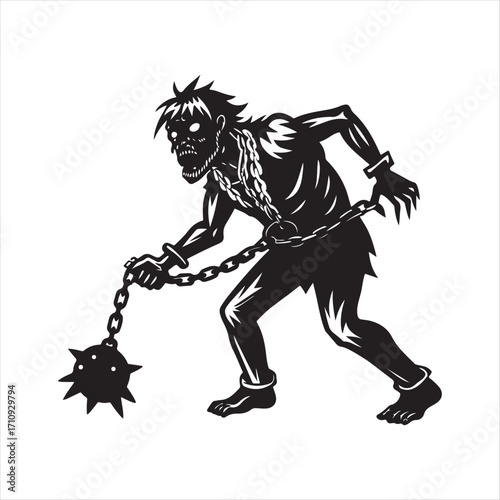 zombie vector silhouette sketch art doodle idea collections