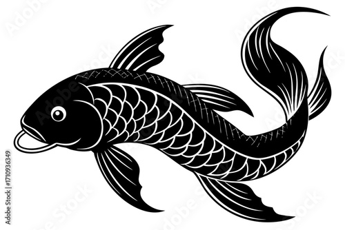 Koi Fish vector art