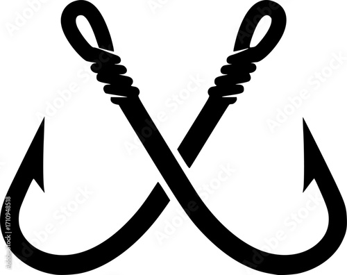 Fishing hook vector