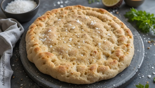 spinach and cheese pie on a plate