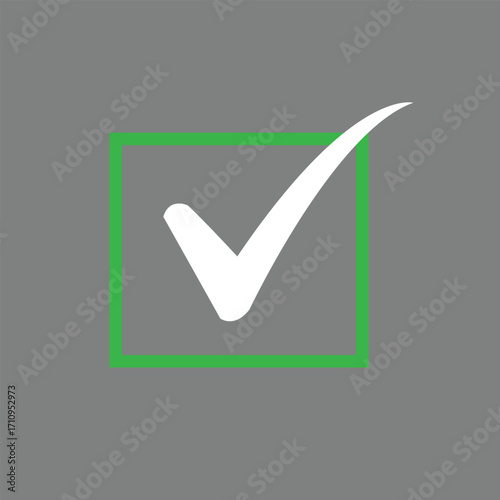 Simple and versatile check mark graphic for various applications