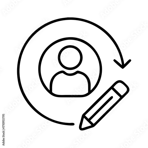 Edit profile update user information account settings change details modify avatar pencil tool