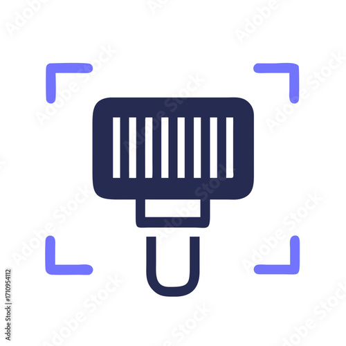 Scan barcode scanner scanning qr code reader identification product code symbol technology device