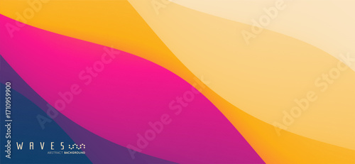 Abstract background with dynamic effect. Creative design poster with vibrant gradients. Vector illustration for advertising, marketing, presentation. Mobile screen.