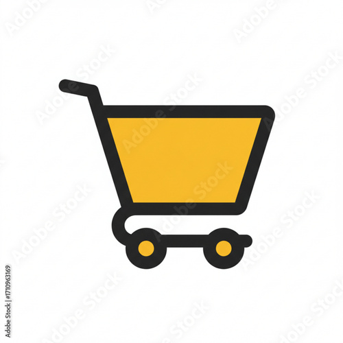 Illustration of shopping cart icon