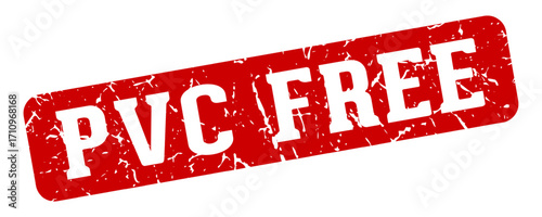 pvc free rectangular sign. pvc free stamp
