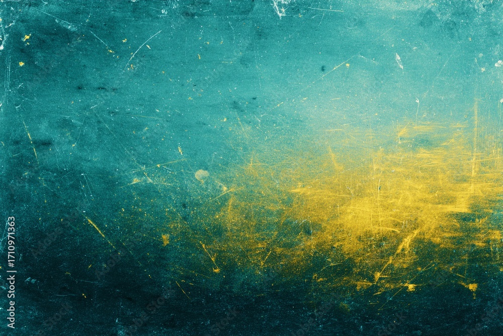 Fototapeta premium Blank grained and scratched film strip texture background. old film effect