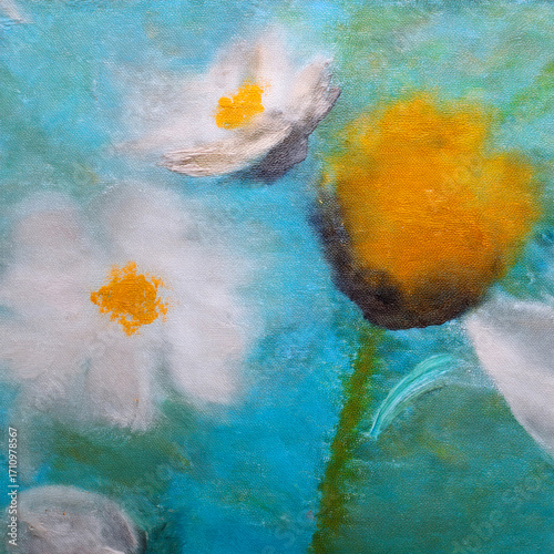 Water Lilies in Abstract