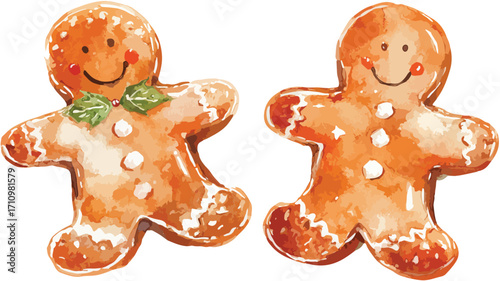 Festive Christmas Gingerbread Man for Holiday Celebration and Delicious Treats