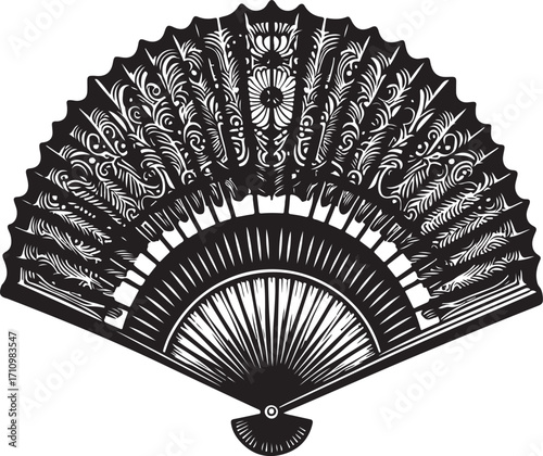 chines  folding fan