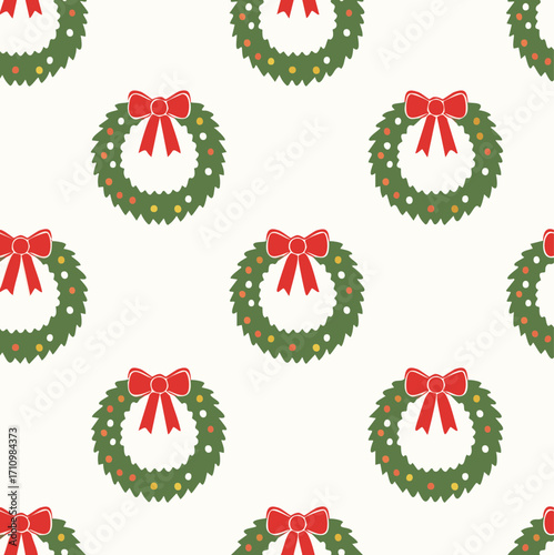 Christmas Wreath Pattern