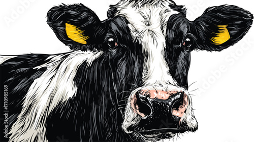 Professional Cow Vector Logo Illustration - High Quality Design for Branding