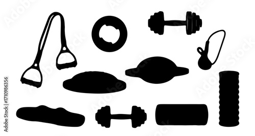 Dynamic fitness equipment collection for effective home workouts and gym training, empowering your health journey.