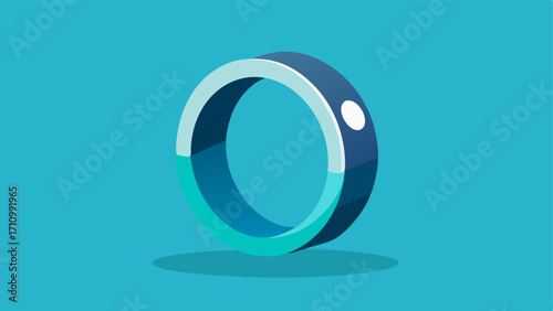 Durability Features A side view of the smart ring highlighting its sleek design and robust materials for durability during activities.