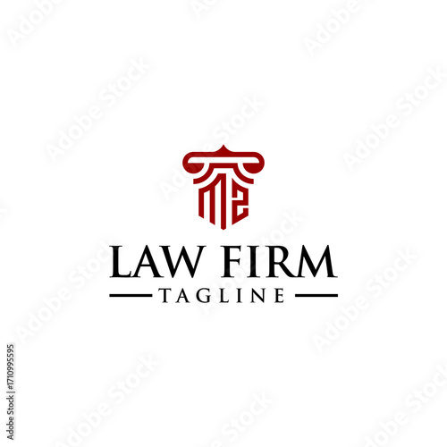 MZ law logo design inspiration
