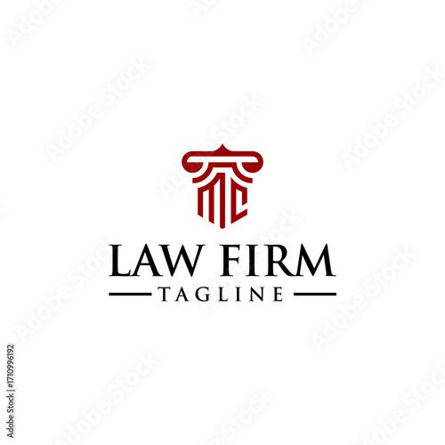 ML law logo design inspiration