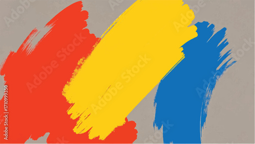 Abstract multicolor paint texture background. Multicolor Paint stroke abstract pattern. Colorful background.	