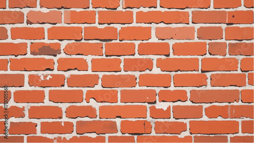 Brick wall background. Seamless brick wall. Brick wall pattern texture. 