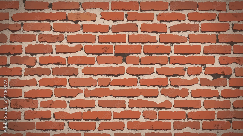 Obraz premium Brick wall background. Seamless brick wall. Brick wall pattern texture. 