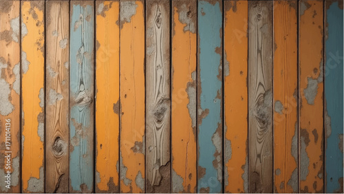 Old wooden planks background. Wooden planks texture. Wooden planks wall surface.
