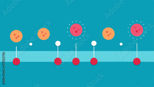 Efficacy Timeline A timeline illustrating the process of acne treatment with nanotechnology over days or weeks showing gradual improvements as treatments progress.