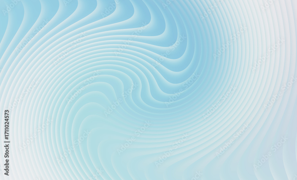 Fototapeta premium Soft blue and white abstract swirling pattern with layered textures, evoking a sense of calm and fluidity