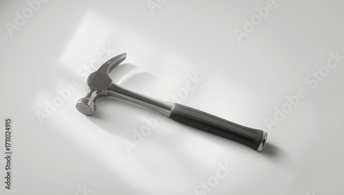 Claw Hammer in Black and White with Dramatic Lighting