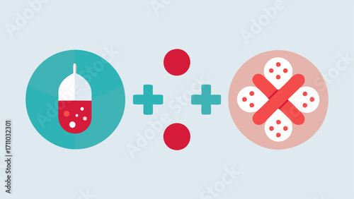 Chronic Wound Example An illustration contrasting chronic s without exosome treatment versus improved s with exosome therapy using clear labels.