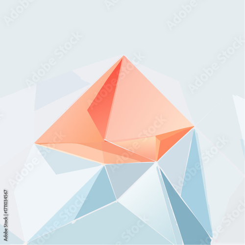 Geometrische Low-Poly-Flächen