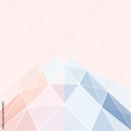 Geometrische Low-Poly-Flächen