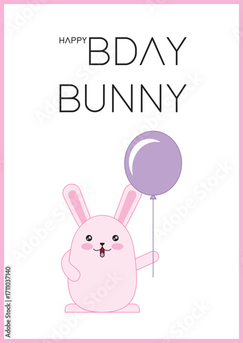 Birthday card illustration