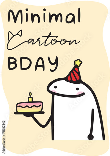 Birthday card illustration