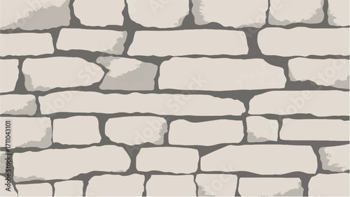 Stone wall background. Stone wall texture. Vector illustration.