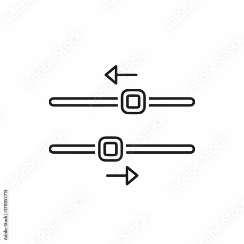 Adjust settings displayed as slide control, providing adjustment and control. Adjustment settings permit fine tuning, allowing users to customize application and modify preferences.
