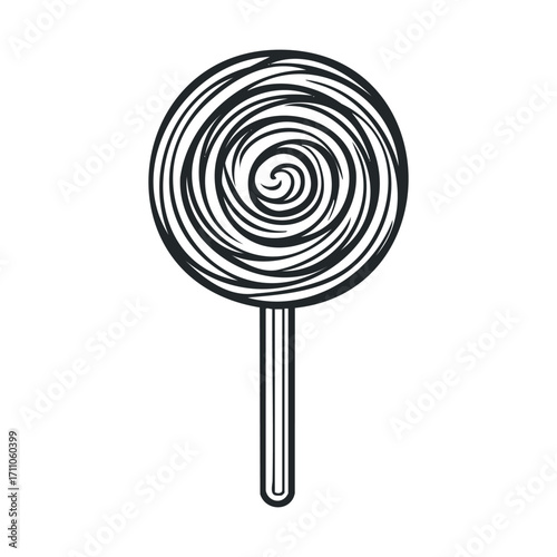 Lollipop design for candy lovers and sweet treat enthusiasts