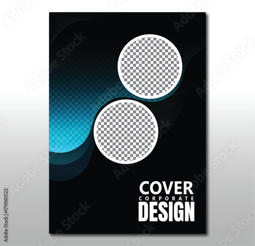 Futuristic corporate cover design for 2030