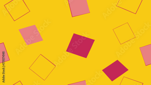 A vibrant seamless pattern of colorful sticky notes and blank memo pads creates a playful and organized background for office reminders and business lists