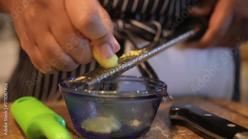 Homemade Shrimp Fried Rice Being Cooked in Kitchen - Series