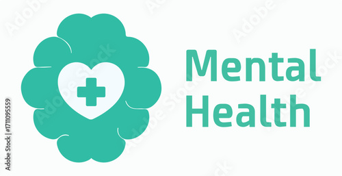 Intelligence, brain, artificial intelligence, mind, health, mental health, healthcare, medicine. Positive, emotions, healing, clinic, well-being, treatment, care, set, vector, icon