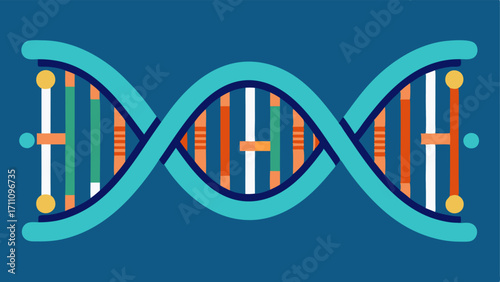 DNA Helix and Circuit Board An illustration showing a DNA double helix entwined with circuit board patterns symbolizing the fusion of biology and technology.