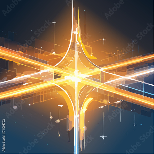 Energetische Lichtbahnen