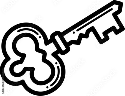 vector key icon