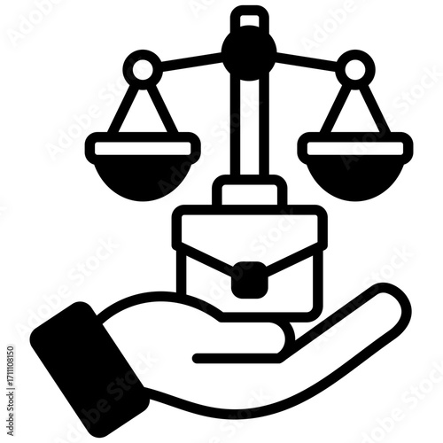 Ethical Business mixed icon