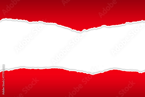 Wallpaper Mural Red Ripped Paper Frame Template | Transparent Background Design Torontodigital.ca