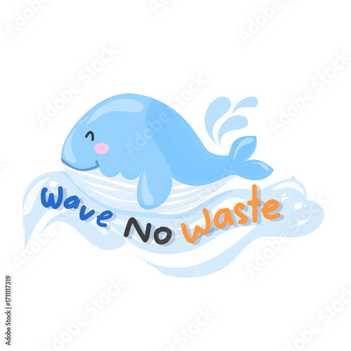 Happy Whale Promoting Ocean Waste Reduction