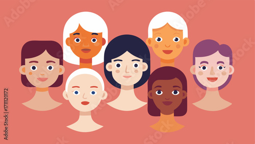 Diverse Skin Representation Multiple faces of diverse skin tones showing the same treatment effect illustrating that exosome treatments work effectively on all skin types for