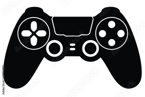 gamepad silhouette vector icon