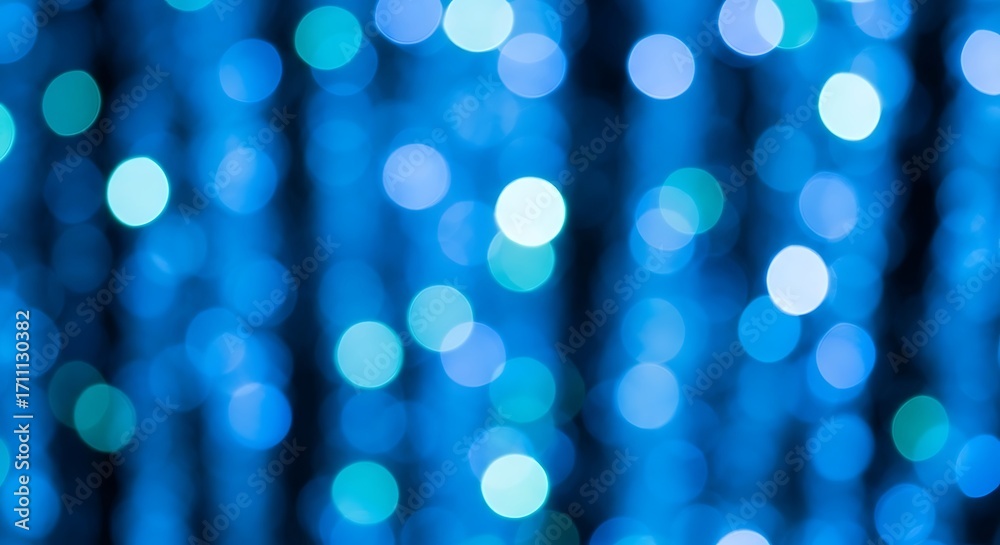 Obraz premium Abstract Blue Bokeh Lights Background.